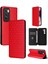 Oppo Oppo 12 5g Manyetik Kapatma Kart Yuvaları Tutucu Pu 3D Için Flip Case (Yurt Dışından) 3