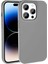 - Apple iPhone 14 Pro - Kılıf Magsafe Şarj Özellikli Sıvı Teknolojili Silinebilir Sert Kivi Kapak - Koyu Gri 1