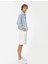 Slim Fit Kot Şort Bermuda Cep Detaylı Pamuklu 2