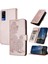 Vıvo Y51 Için Flip Case Kickstand Koruyucu Kart Yuvası Standı ile Flip Pu (Yurt Dışından) 1