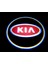 Kia Araçlar Için Pilli Yapıştırmalı Kapı Altı LED Hayalet Logo 1