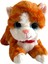 Sesli Yatan Miyavlayan 25 cm Peluş Kedi Oyuncak 1