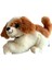 Peluş Köpek Havlayan Yatan Sevimli Peluş Köpek 25 cm Yatan Sesli Köpek Peluş 2