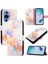 Huawei Nova 11 Için Kılıf Mermer Desen Cüzdan Pu Deri Kickstand (Yurt Dışından) 5
