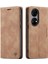 Huawei P50 Pro Manyetik Kapatma Darbeye Durumda Kart Yuvası Pu Için Flip Case (Yurt Dışından) 4