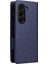 Samsung Galaxy Z Için Kılıf Fold 5 Cüzdan Yan Toka Manyetik Pu Deri (Yurt Dışından) 5