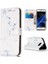 Samsung Galaxy S7 Kenar Tam Koruma Için Flip Case Mermer Desen Pu (Yurt Dışından) 1