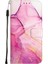 Samsung Galaxy A8 2018 Mermer Desen Cüzdan Kickstand Pu Deri (Yurt Dışından) 5