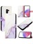 Samsung Galaxy A8 2018 Mermer Desen Cüzdan Kickstand Pu Deri (Yurt Dışından) 1