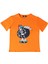 Turuncu Iskelet Baskılı Bisiklet Yaka Kısa Kol Penye Erkek Çocuk T-Shirt B500318 3