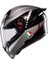 Agv K1 S Lap Matt Black Grey Red Kapalı Kask 2