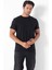 Erkek Beyaz T-Shirt Pamuk Bisiklet Yaka Regular Fit 2