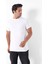 Erkek Beyaz T-Shirt Pamuk Bisiklet Yaka Regular Fit 2