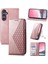 Samsung Galaxy S24 Cüzdan Eşkenar Dörtgen Şekli Standı Günlük Kullanım Için Flip Case (Yurt Dışından) 1