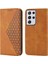 Samsung Galaxy S21 Ultra Eşkenar Dörtgen Şekli El Kayışı Günlük Kullanım Için Flip Case (Yurt Dışından) 2