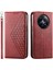 Realme 12 5g El Kayışı Standı Için Flip Case Günlük Kullanım Eşkenar Dörtgen Şekli Cüzdan (Yurt Dışından) 1