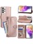 Samsung Galaxy A73 5g Kayış Kart Tutucu Kickstand Pu Için Flip Case (Yurt Dışından) 1