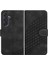 Samsung Galaxy M55 Darbeye Deri Kılıf Için Flip Case Geometrik Desen (Yurt Dışından) 1