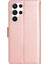 Samsung Galaxy S23 Ultra Kickstand Manyetik Kapatma Bilek Pu Için Filp Durumda (Yurt Dışından) 5