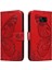 Kredi Kartı Yuvası Yüksek Kaliteli Deri ile Samsung Galaxy S7 Için Flip Case (Yurt Dışından) 4