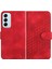 Samsung Galaxy M14 Geometrik Desen Pu Deri Flip Kapak Için Flip Case (Yurt Dışından) 1