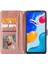Xiaomi Redmi Not 11 Için Flip Case 4g Kickstand Kayış Pu Deri Kart (Yurt Dışından) 5