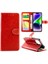 IPhone 14 Için Flip Case Artı Darbeye Dayanıklı Kart Tutucu Kickstand Manyetik Pu (Yurt Dışından) 4
