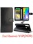 Huawei Y6P Kickstand Pu Deri Darbeye Dayanıklı Kart Tutucu Için Flip Case (Yurt Dışından) 5