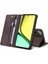 Realme C67 4g Iki Kart Yuvaları Kickstand Premium Deri Için Flip Case (Yurt Dışından) 5