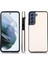 Samsung Galaxy S21 Fe Kart Yuvaları Için Cüzdan Durumda Çift Manyetik Toka Pu (Yurt Dışından) 1