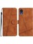 Samsung Galaxy A03 Çekirdek Bilek Kayışı Flip Için Flip Case Folio Kart Yuvaları Pu (Yurt Dışından) 5