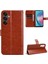 Samsung Galaxy Için Kılıf C55 5g Kart Tutucu Cüzdan Kapak Çevirin Manyetik (Yurt Dışından) 1