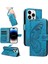 Kredi Kartı Yuvası ile IPhone 14 Pro Için Flip Case Ayrılabilir El Kayışı (Yurt Dışından) 1