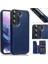 Kart ile Samsung Galaxy S22 Artı Çift Manyetik Toka Için Cüzdan Kılıf (Yurt Dışından) 1