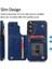 Kart ile Samsung Galaxy S22 Artı Çift Manyetik Toka Için Cüzdan Kılıf (Yurt Dışından) 2
