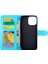 IPhone 14 Için Flip Case Pro Max Darbeye Manyetik Kapatma Pu Deri (Yurt Dışından) 4