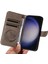 Samsung Galaxy S24 Artı Yüksek Kaliteli Deri ile Kabartmalı Flip Case (Yurt Dışından) 5