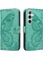 Samsung Galaxy S24 Artı Yüksek Kaliteli Deri ile Kabartmalı Flip Case (Yurt Dışından) 4