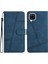 Samsung Galaxy A22 4g Tam Koruma Bilek Kayışı Kart Yuvaları Için Flip Case (Yurt Dışından) 1