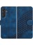 Samsung Galaxy M55 Darbeye Deri Kılıf Için Flip Case Geometrik Desen (Yurt Dışından) 1