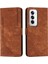 Oppo Oppo 12 5g Cüzdan Kickstand Kart Ekleme Pu Deri Için Flip Case (Yurt Dışından) 1