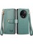 Oppo A3 Pro Için Flip Case Darbeye Cüzdan Deri Kılıf Fermuar Aşk (Yurt Dışından) 1