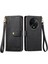 Oppo A3 Pro Için Flip Case Darbeye Cüzdan Deri Kılıf Fermuar Aşk (Yurt Dışından) 1