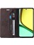 Realme C67 4g Iki Kart Yuvaları Kickstand Premium Deri Için Flip Case (Yurt Dışından) 5