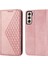 Samsung Galaxy S21 Fe Cüzdan Eşkenar Dörtgen Şekli Standı El Kayışı Için Flip Case (Yurt Dışından) 1