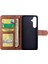 Samsung Galaxy S24 Için Filp Durumda Tam Koruma Kartı Tutucu Kickstand Pu (Yurt Dışından) 4
