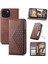IPhone 15 Için Flip Case Standı Eşkenar Dörtgen Şekli Cüzdan El Kayışı Günlük Kullanım (Yurt Dışından) 5