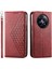 Realme 12 5g El Kayışı Standı Için Flip Case Günlük Kullanım Eşkenar Dörtgen Şekli Cüzdan (Yurt Dışından) 1