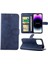 IPhone 14 Için Filp Durumda Pro Max Kart Tutucu Tam Koruma Manyetik Pu (Yurt Dışından) 5