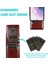 Samsung Galaxy S21 Fe Kart Tutucu Manyetik Toka Kickstand ile Uyumlu (Yurt Dışından) 3